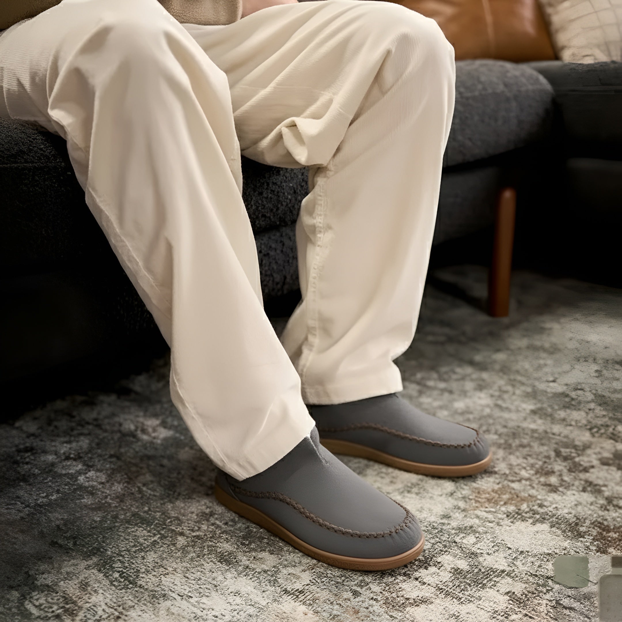 Pantoufles Atom Cloud - Gris