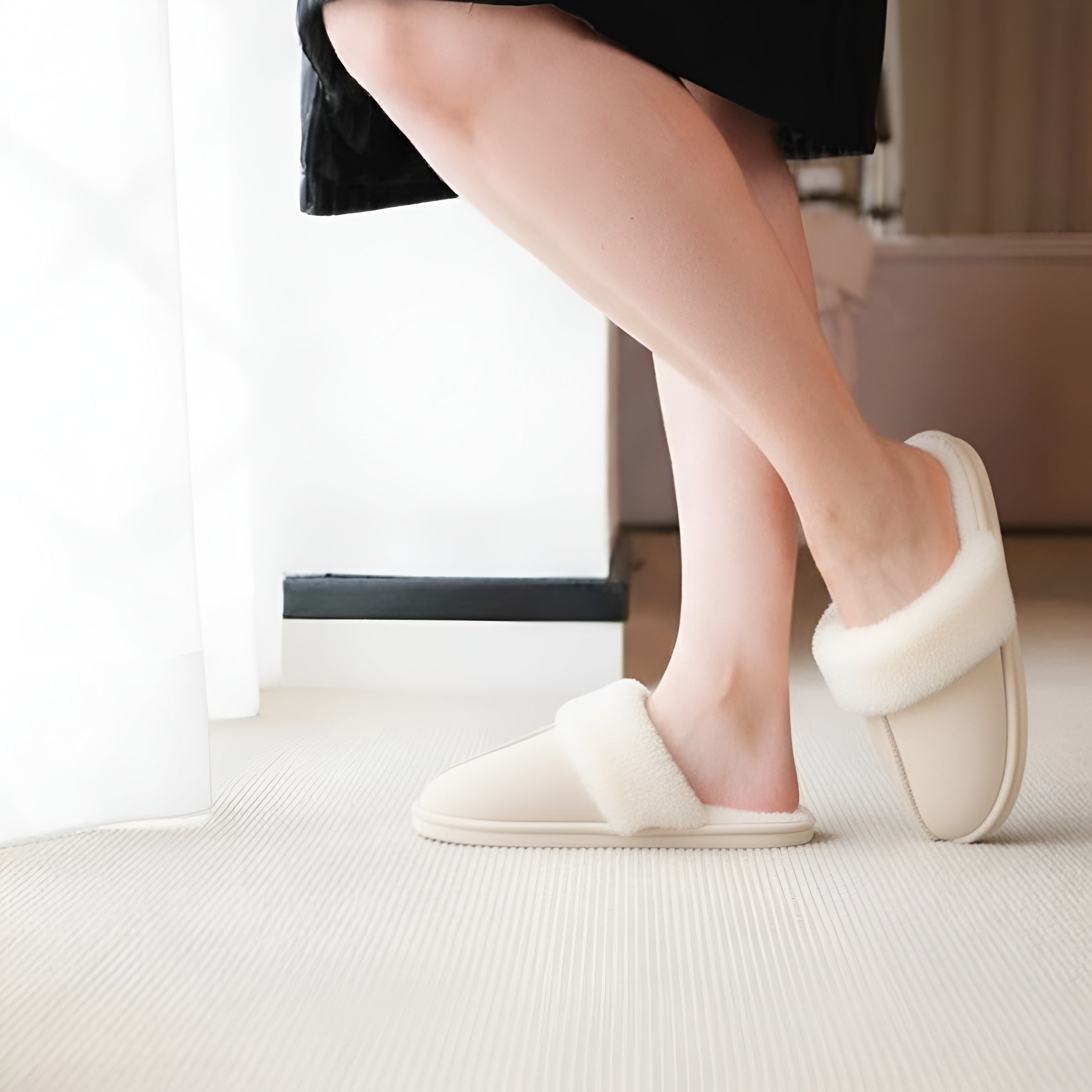 Pantoufles Cozy Jane - Crème