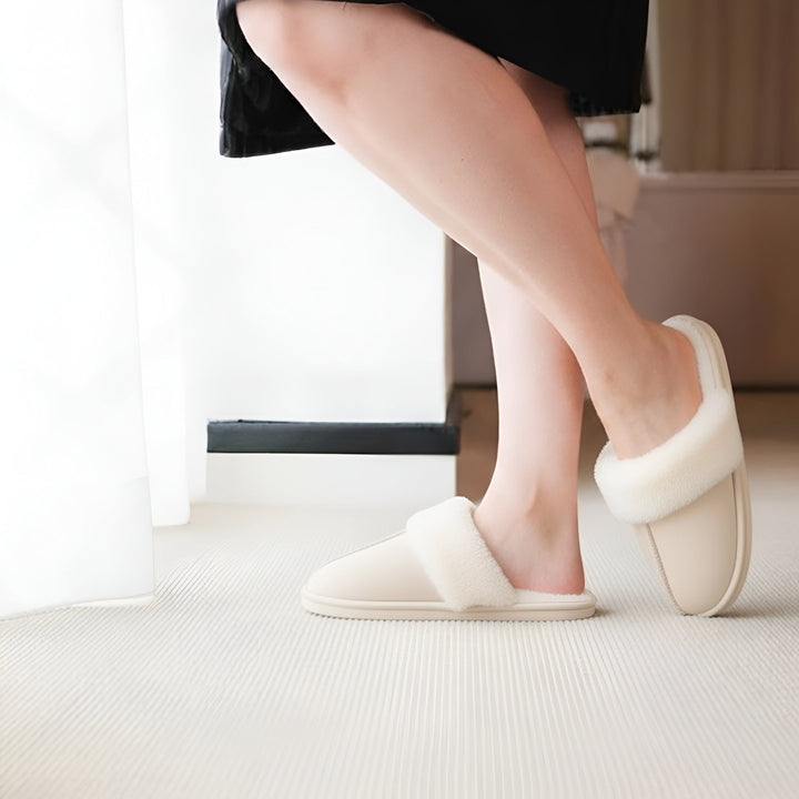 Pantoufles Cozy Jane - Crème