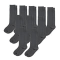 Lot de 10 Chaussettes crew rembourrées ultra extensibles - Gris