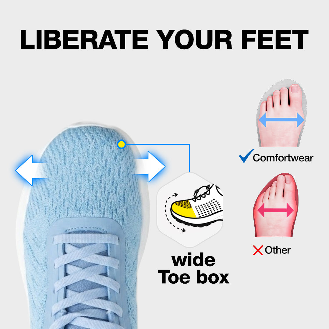 Flow Chaussures mains libres - Bleu ciel