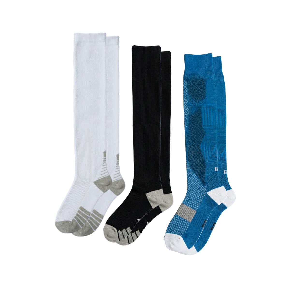 Lot de 3 chaussettes de compression (santé)