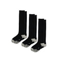 Lot de 3 chaussettes de compression (tout noir)