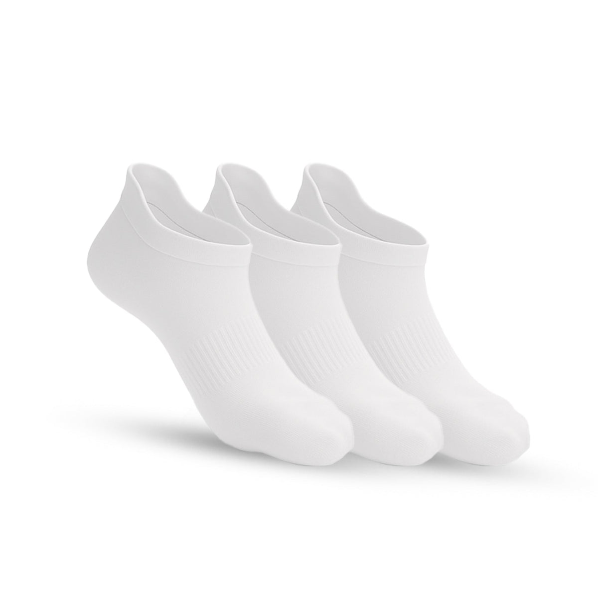 Lot de 3 Padded Extra-Stretch Ankle Chaussettes - Blanc