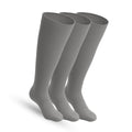 Lot de 3 Padded Extra-Stretch Knee Chaussettes - Gris