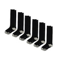 Lot de 6 chaussettes de compression (tout noir)