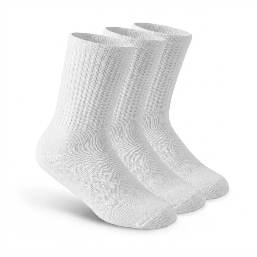Lot de 3 Chaussettes rembourrées (Blanc)