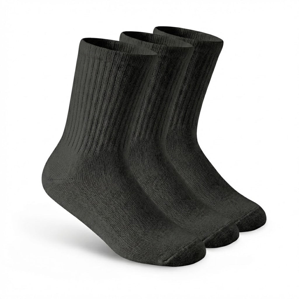 Lot de 3 Chaussettes rembourrées (Noir)