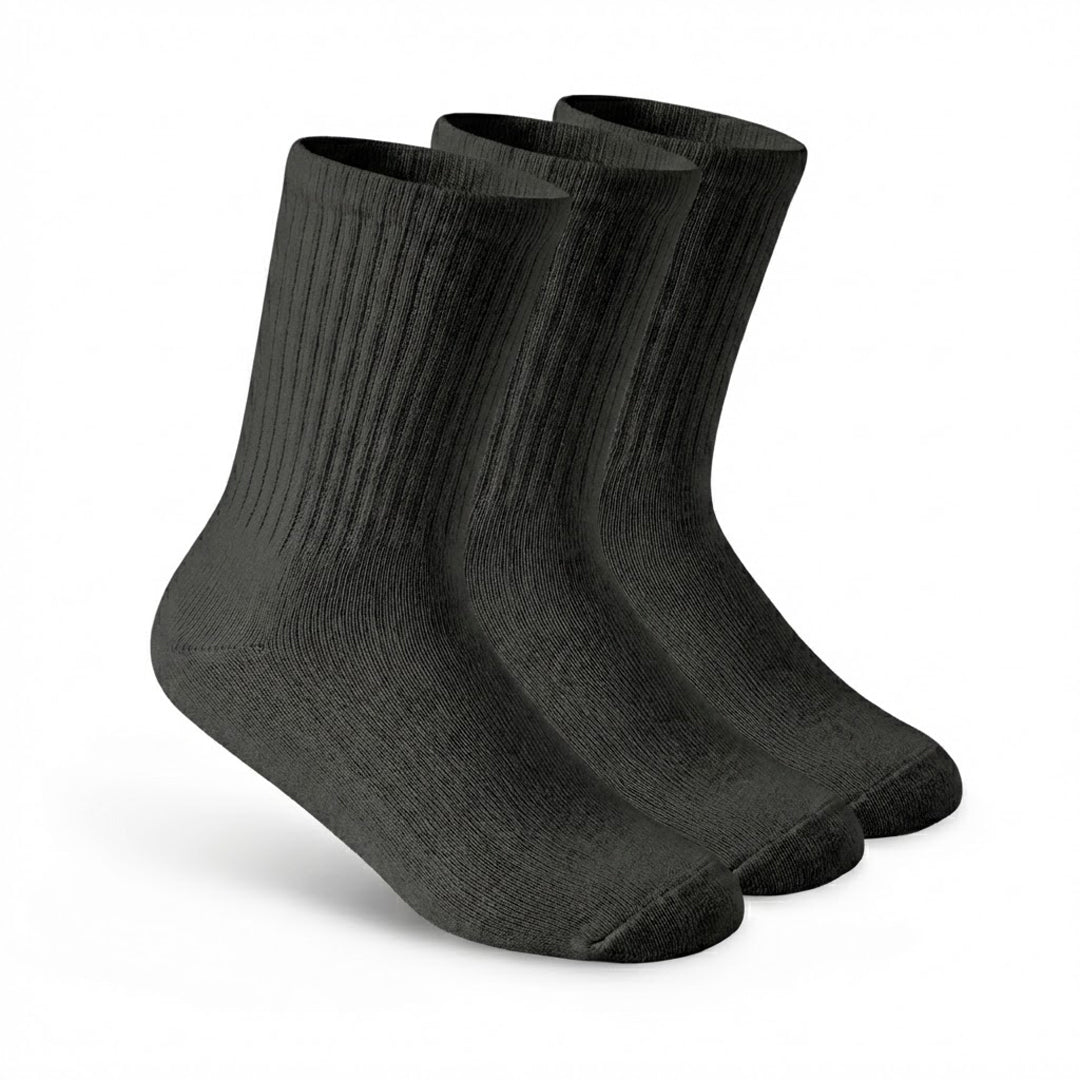 Lot de 3 Chaussettes rembourrées (Noir)