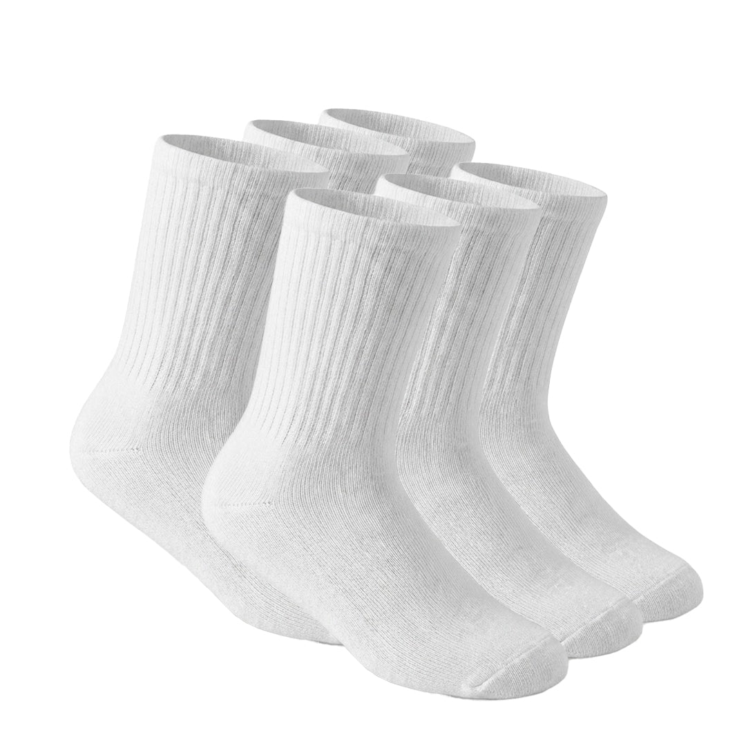 Lot de 6 Chaussettes rembourrées (Blanc)