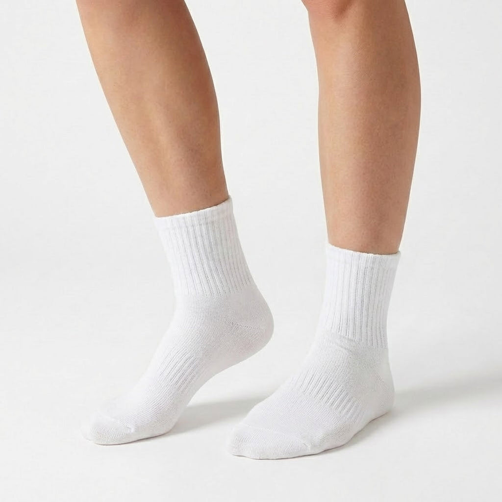Lot de 3 Chaussettes rembourrées (Blanc)