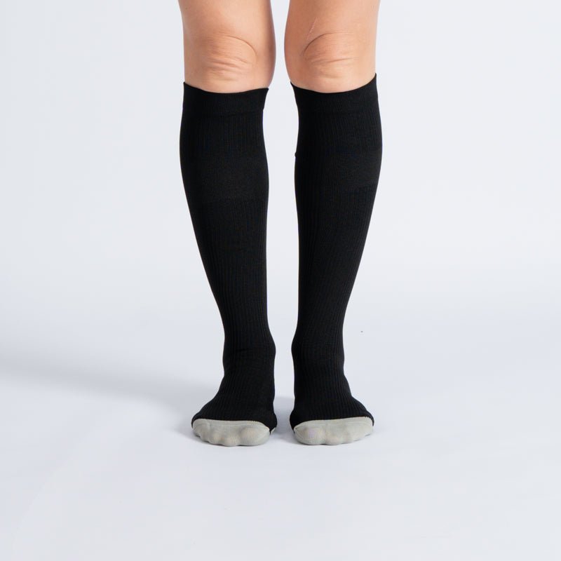 Lot de 3 chaussettes de compression (tout noir)