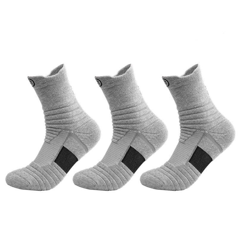 Non-Slip Healthcare Worker Breathable Ankle Chaussettes - 3 pairs