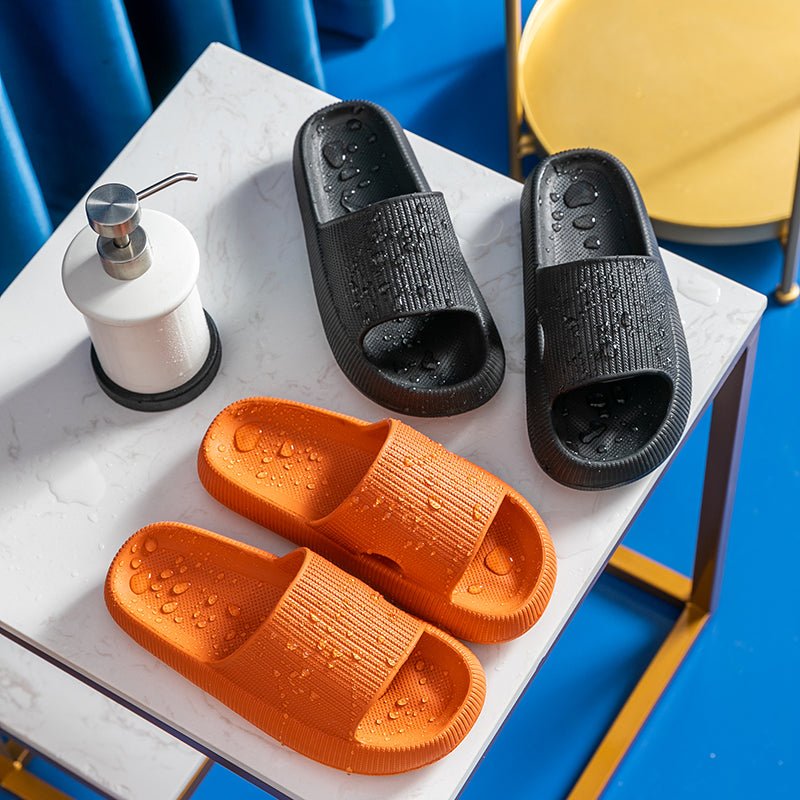 Heel Support Cushion Slides - Noir