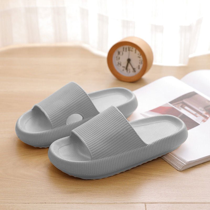 Heel Support Cushion Slides - Gris