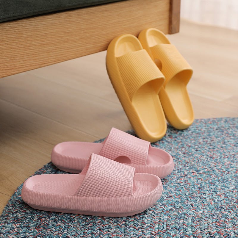 Heel Support Cushion Slides - Rose