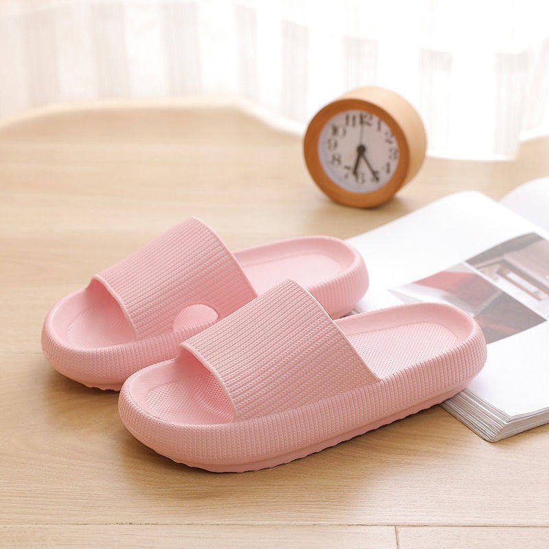 Heel Support Cushion Slides - Rose