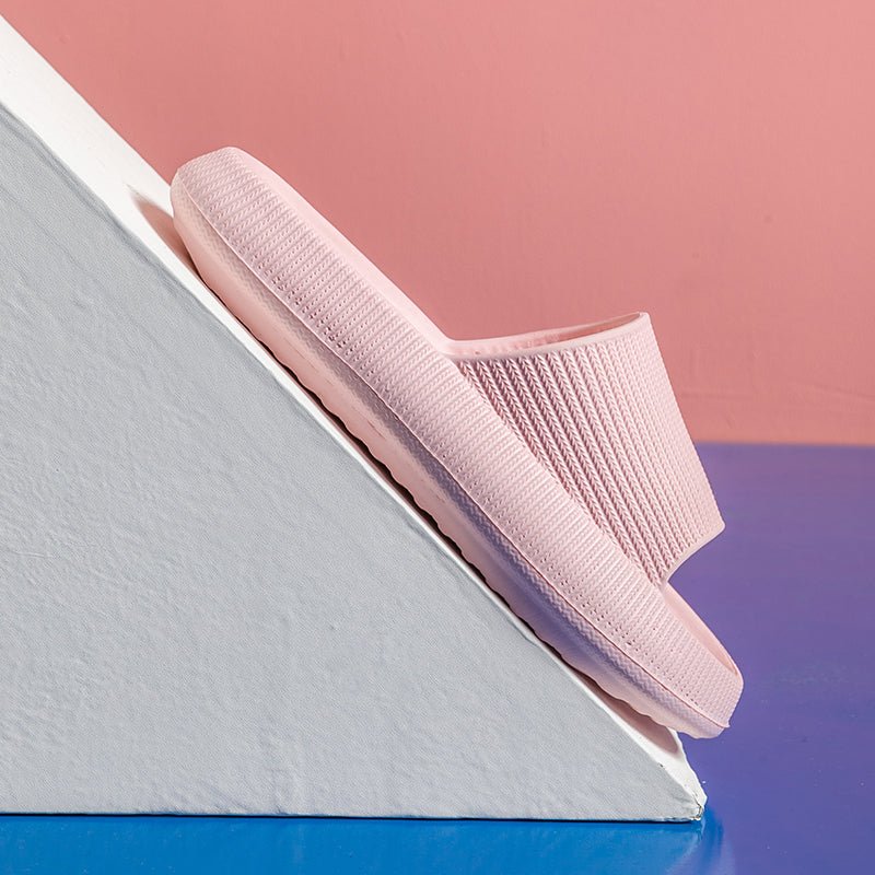Heel Support Cushion Slides - Rose