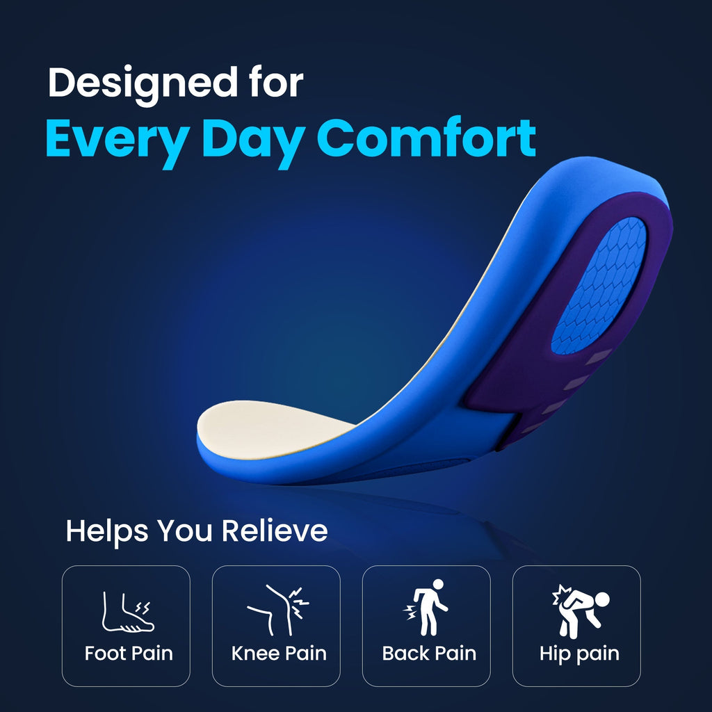 Lot de 2 Memory-Sole Gel Sport Orthotic