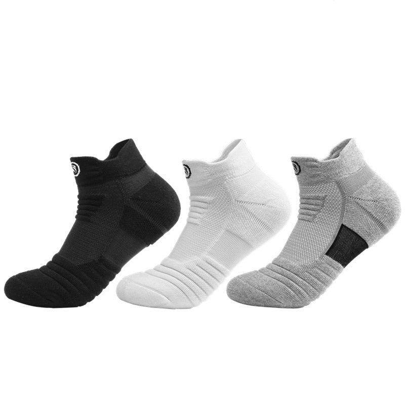 Mixed Colors Breathable Ankle Chaussettes - 3 pack