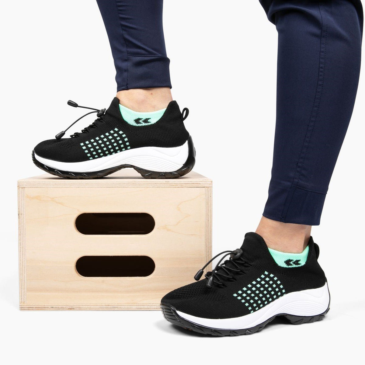 Ortho Chaussures extensibles et amorties - Noir/Violet