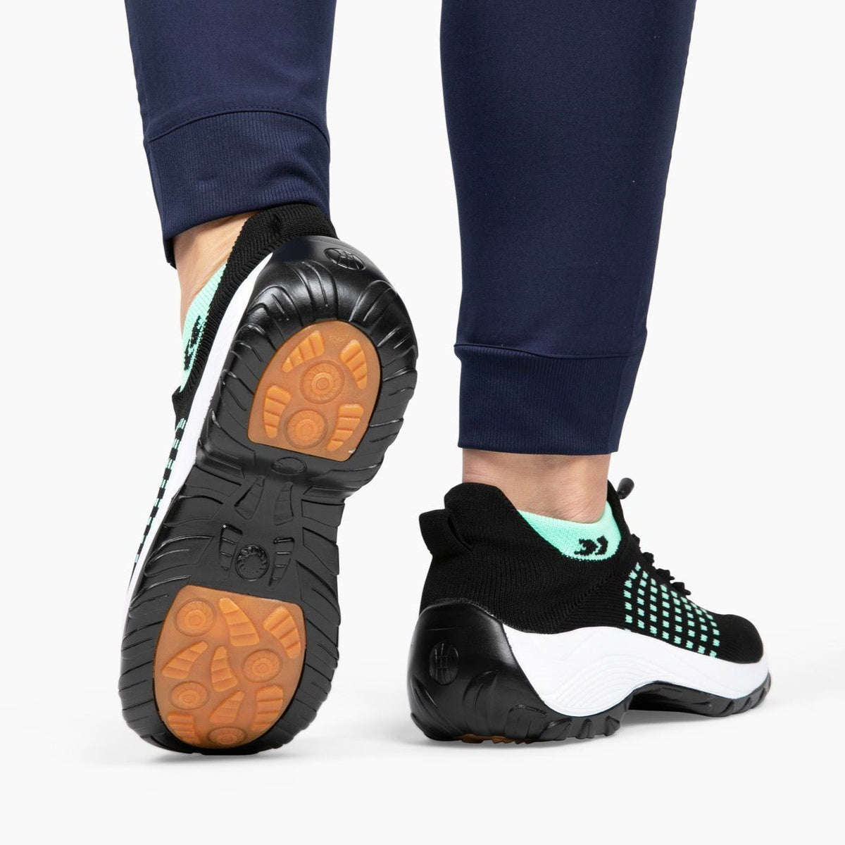 Ortho Chaussures extensibles et amorties - Noir/Violet
