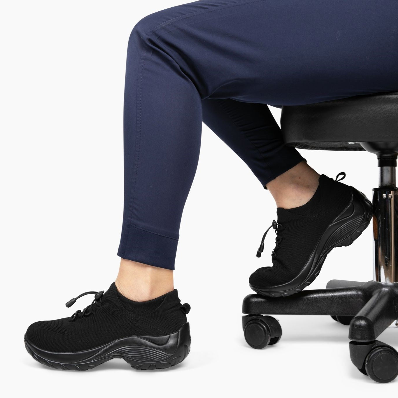 Ortho Chaussures extensibles et amorties - Noir/Violet