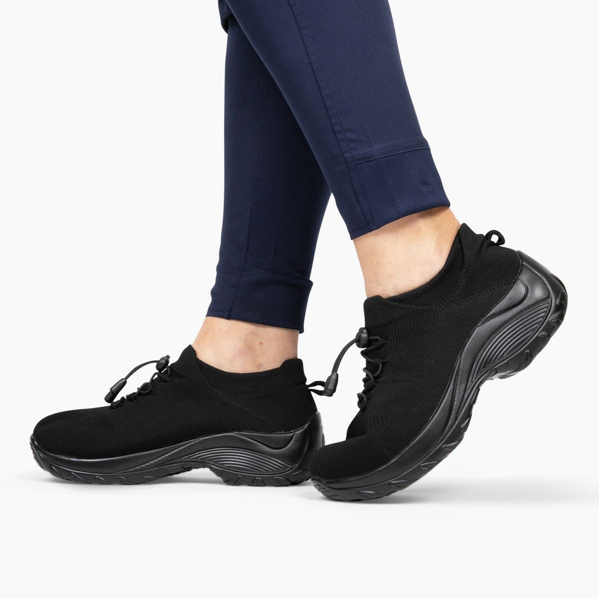 Ortho Chaussures extensibles et amorties - Noir/Violet