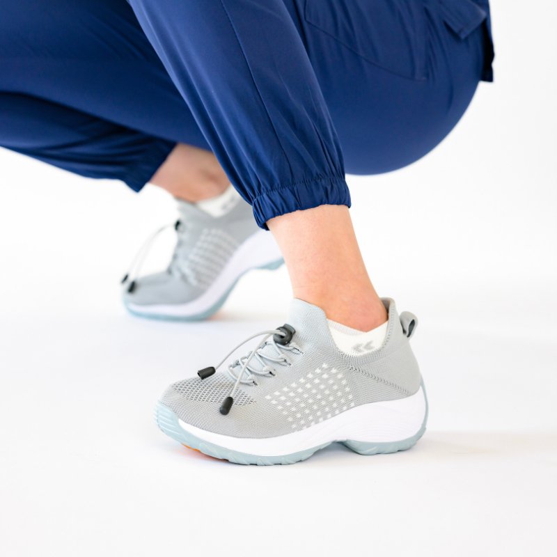 Ortho Chaussures extensibles et amorties - Gris arctique
