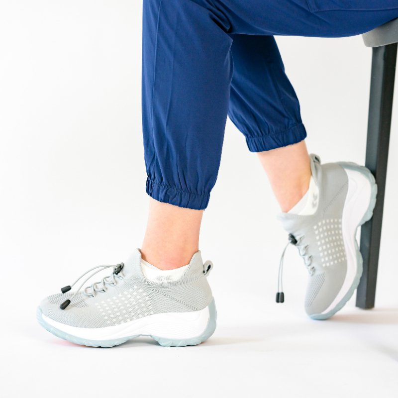Ortho Chaussures extensibles et amorties - Gris arctique