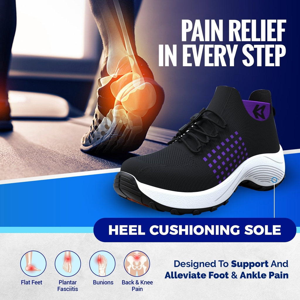 Ortho Chaussures extensibles et amorties - Foot pain relief