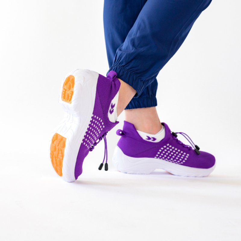 Ortho Chaussures extensibles et amorties - Violet fuchsia