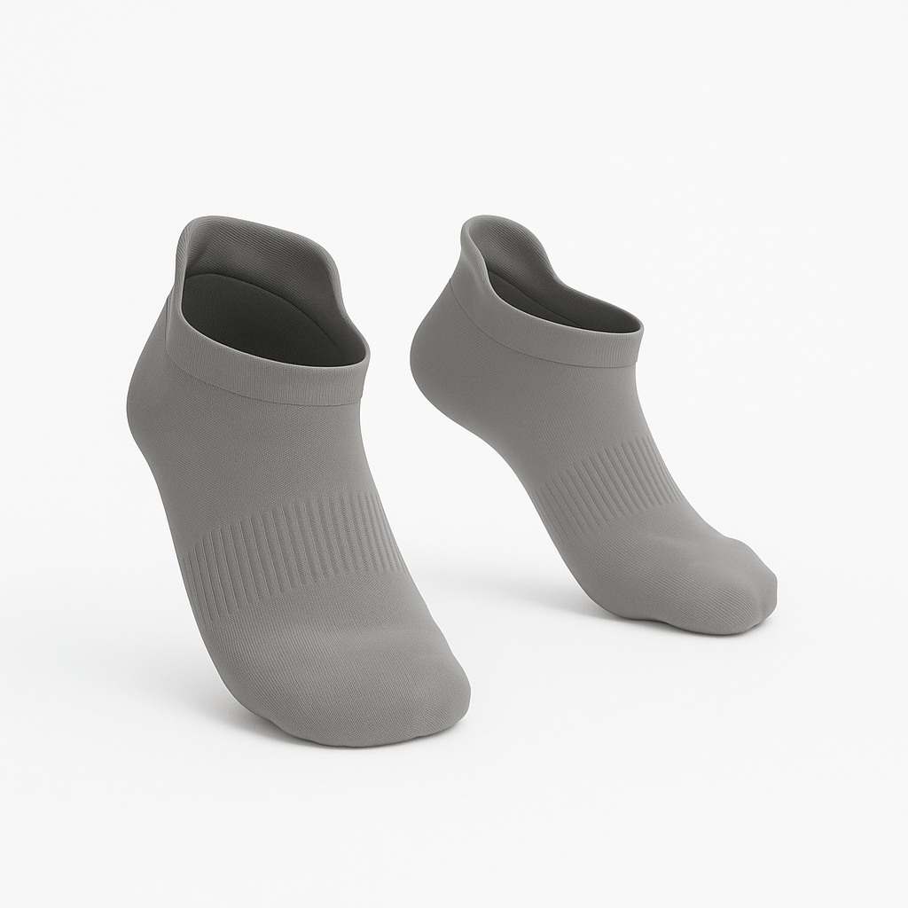 Lot de 3 Padded Extra-Stretch Ankle Chaussettes - Gris