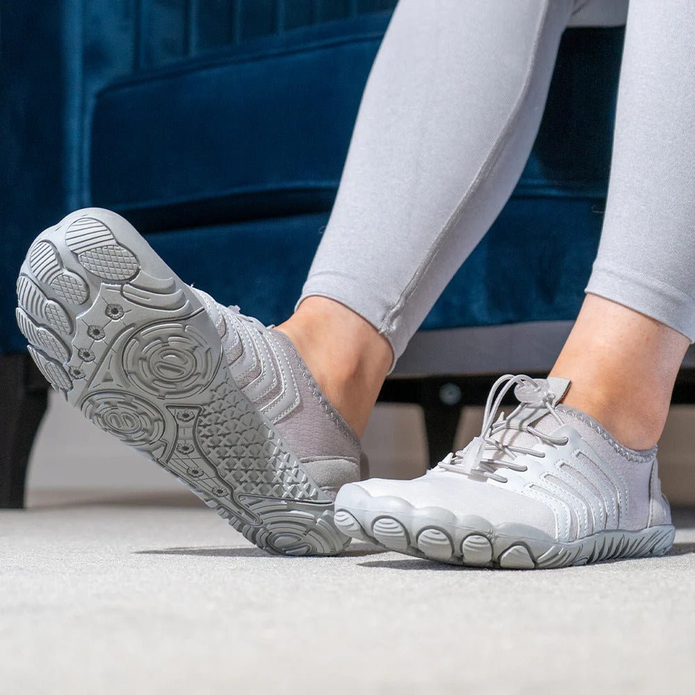 Gray Trail V-Runner Pro - Universal non-slip barefoot shoes